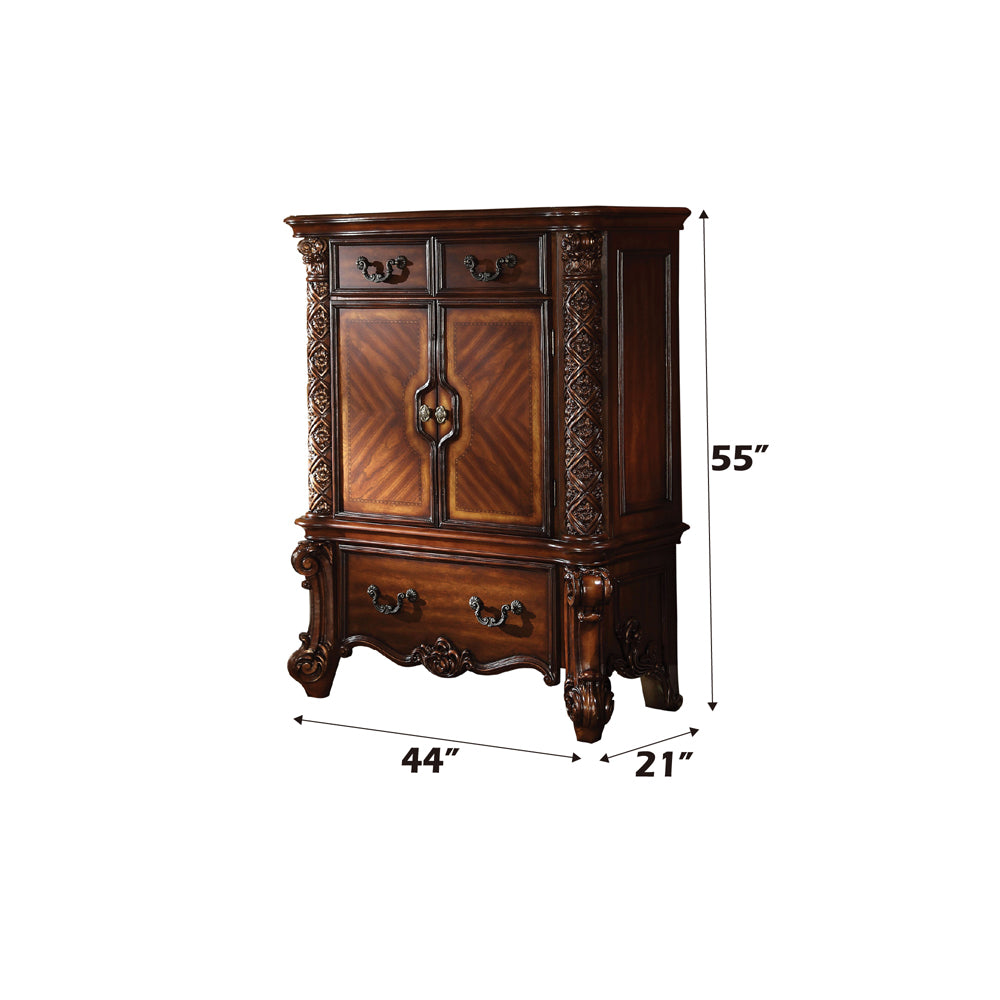 ACME Vendome Chest – finish detail – Lusso Furniture Miami