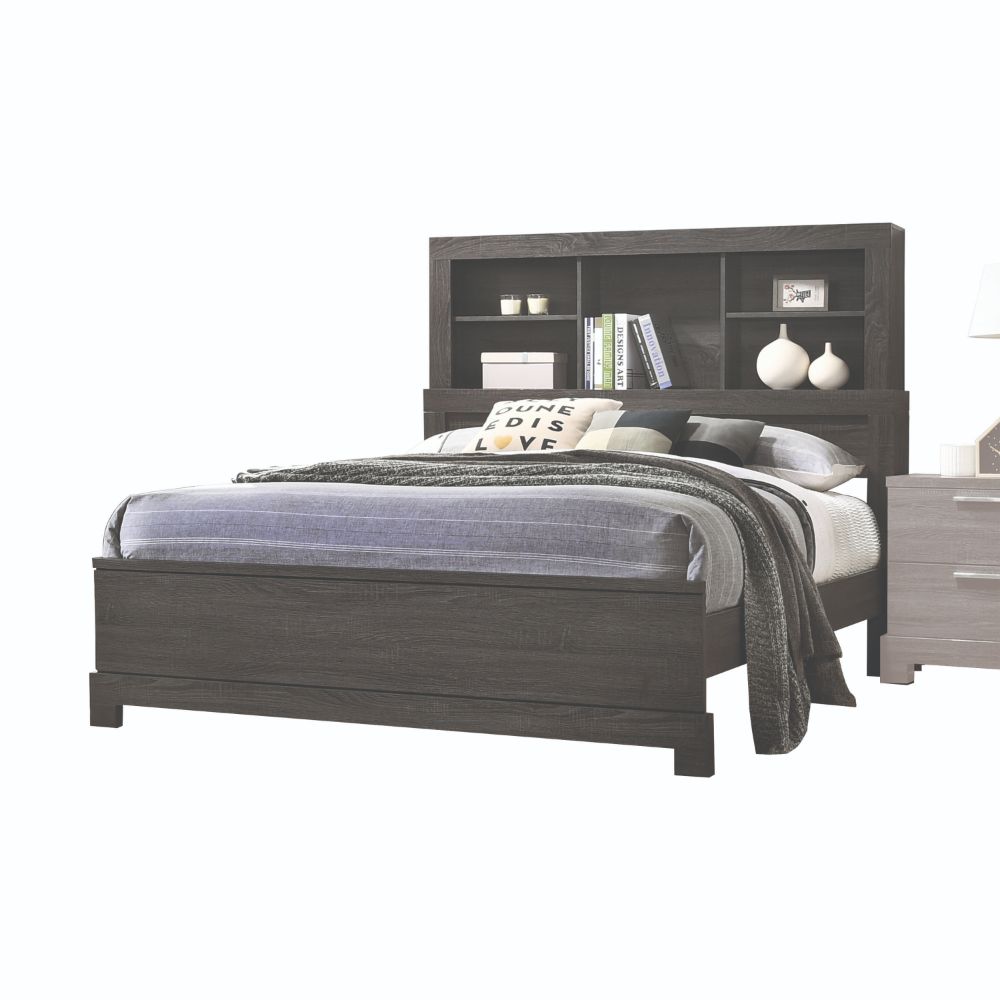ACME Lantha Storage Bed – front view – Lusso Furniture Miami