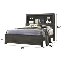 ACME Lantha Storage Bed – angle view – Lusso Furniture Miami