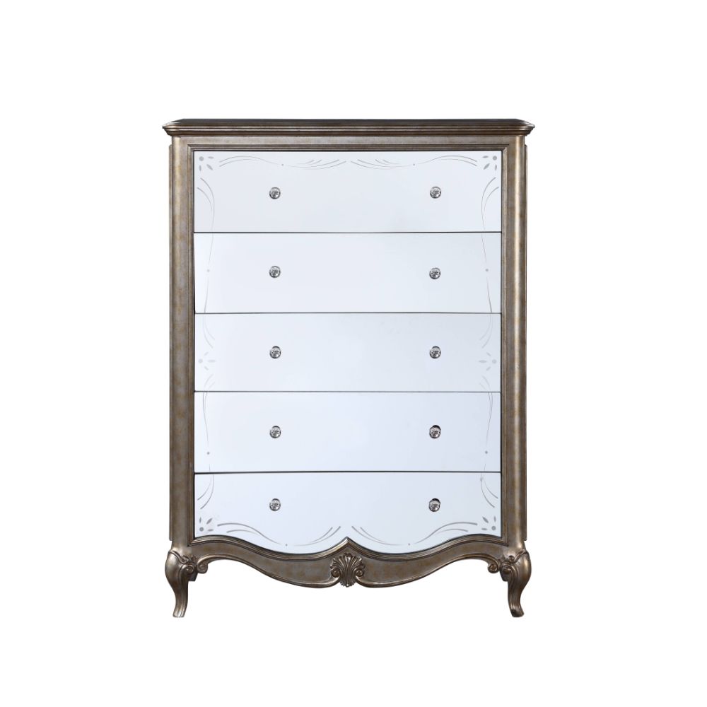 ACME Esteban Chest – angle view – Lusso Furniture Miami