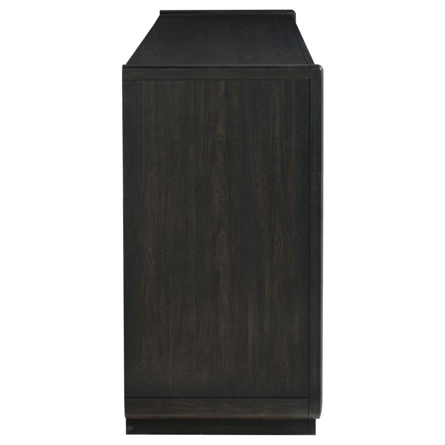 Leandro 8-drawer Bedroom Dresser Cabinet Burnished Black-9