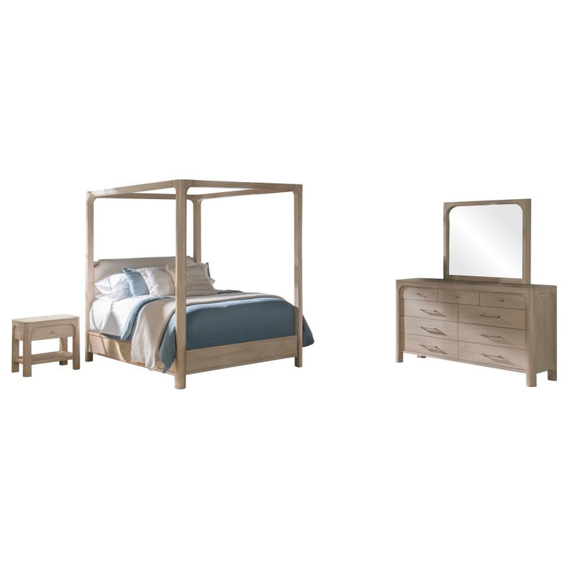 Solano 4-piece Eastern King Bedroom Set Weathered Mango-zoom-