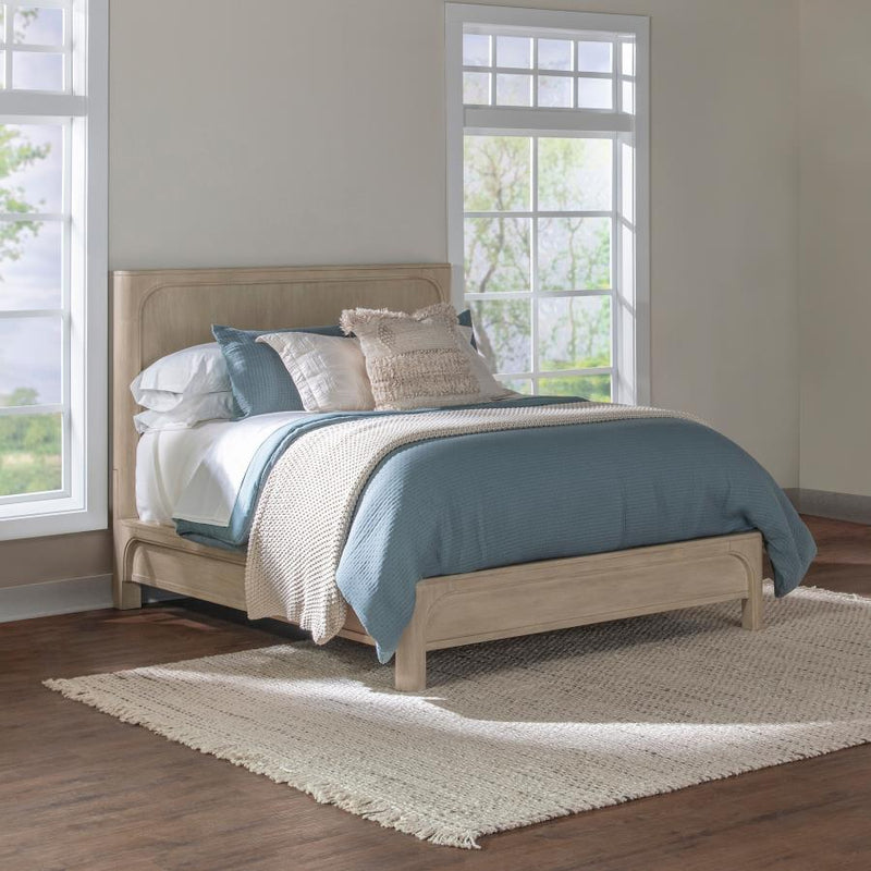 Solano 56-inch Eastern King Panel Bed Weathered Mango-zoom-