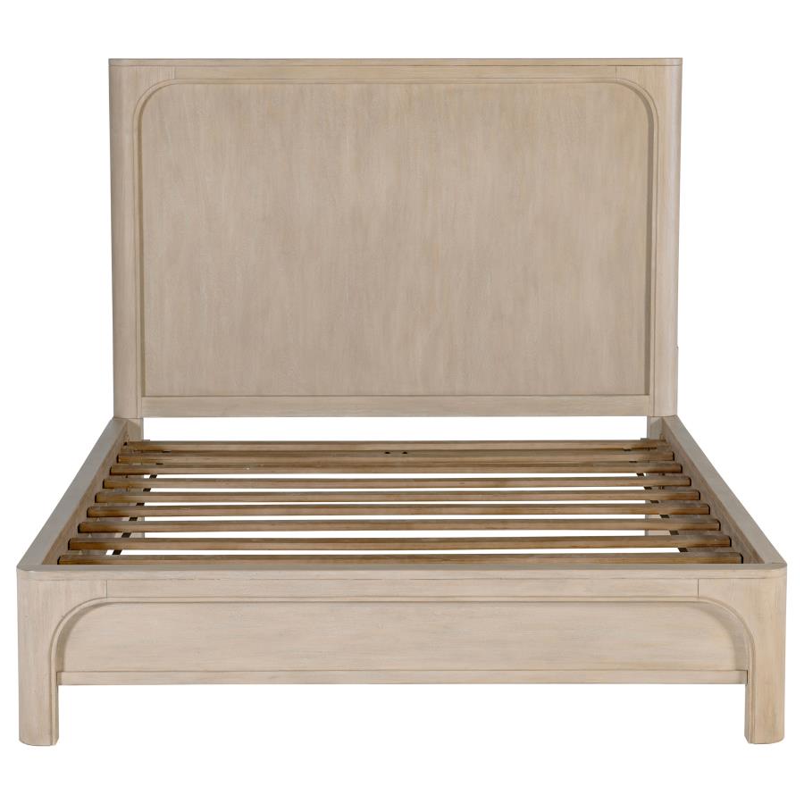 Solano 56-inch Eastern King Panel Bed Weathered Mango-3