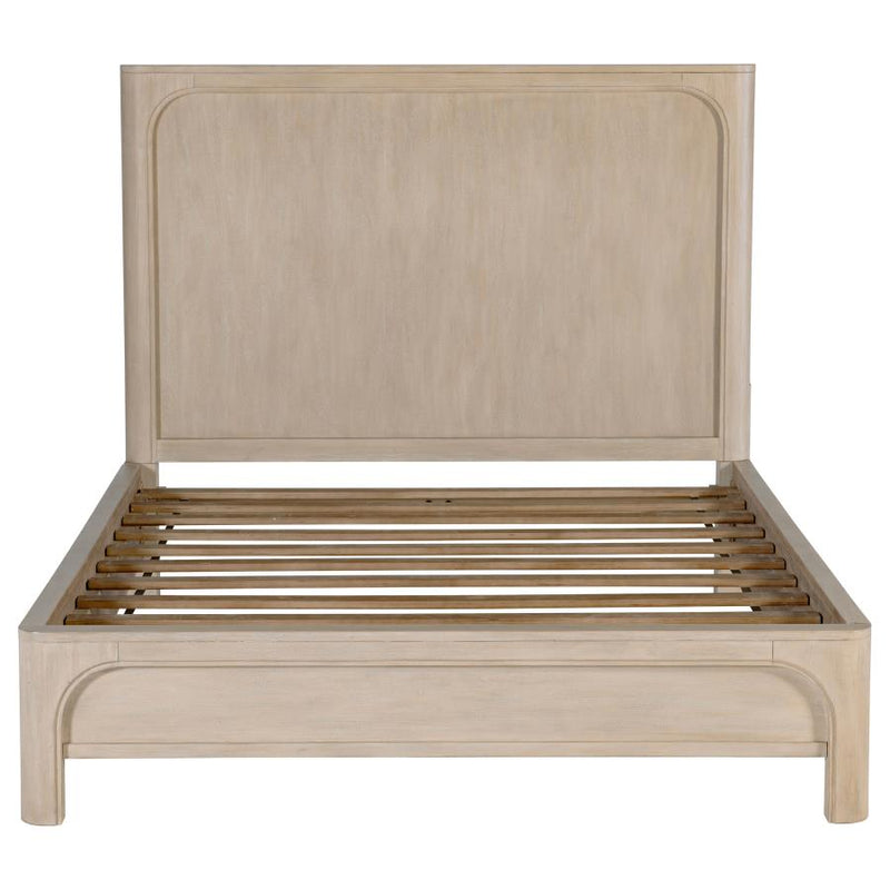 Solano 56-inch Eastern King Panel Bed Weathered Mango-zoom-