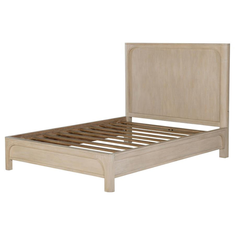 Solano 56-inch Eastern King Panel Bed Weathered Mango-zoom-