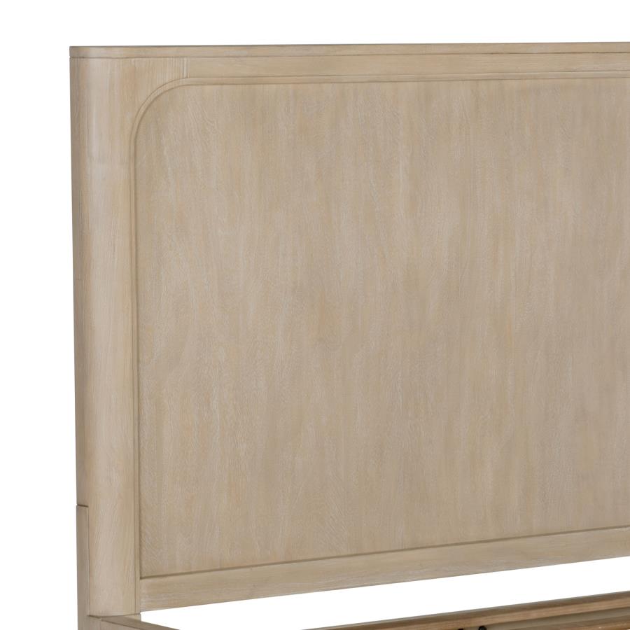 Solano 56-inch Eastern King Panel Bed Weathered Mango-zoom-10