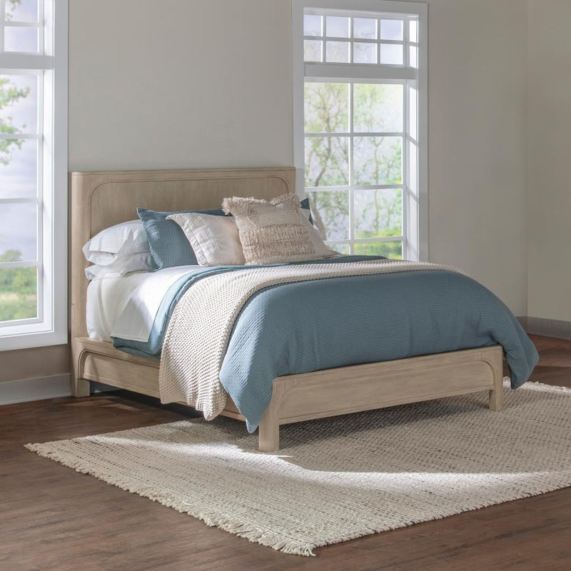 Solano 56-inch Queen Panel Bed Weathered Mango-zoom-