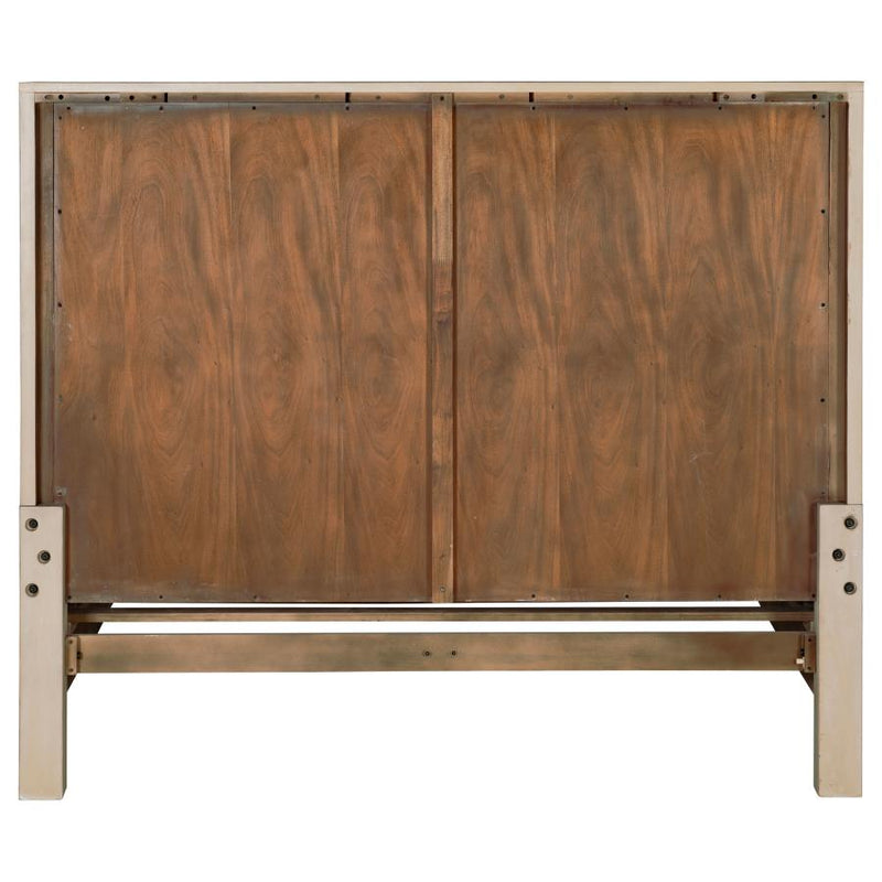 Solano 56-inch Queen Panel Bed Weathered Mango-zoom-