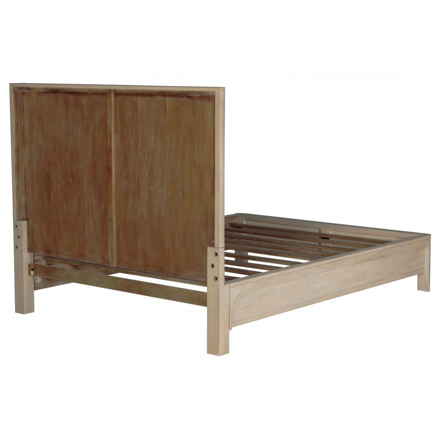 Solano 56-inch Queen Panel Bed Weathered Mango-8