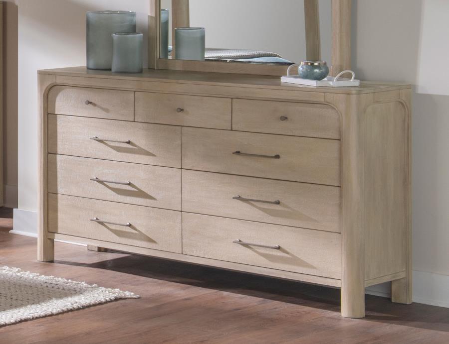 Solano 9-drawer Bedroom Dresser Cabinet Weathered Mango-zoom-2