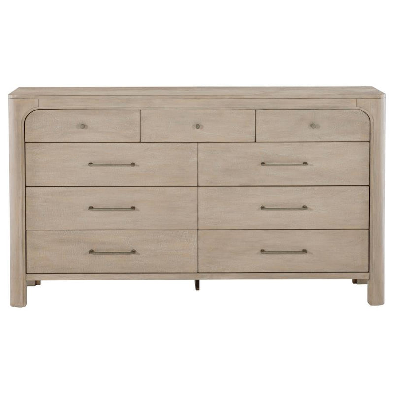 Solano 9-drawer Bedroom Dresser Cabinet Weathered Mango-zoom-
