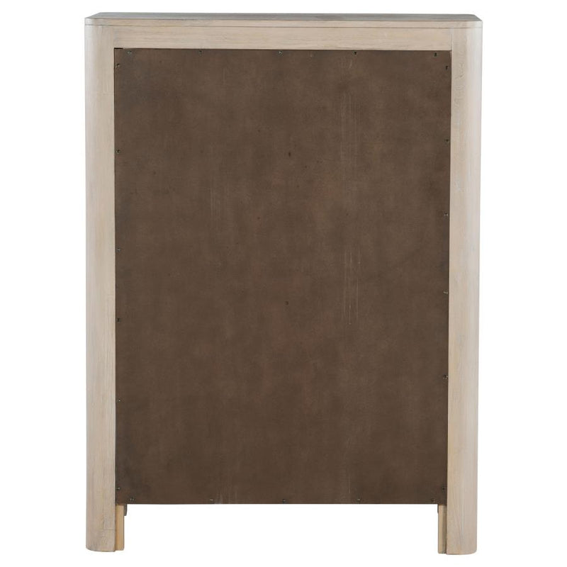 Solano 5-drawer Bedroom Chest of Drawers Weathered Mango-zoom-