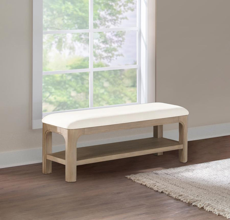 Solano 52-inch Bedroom Bed End Bench Weathered Mango-zoom-