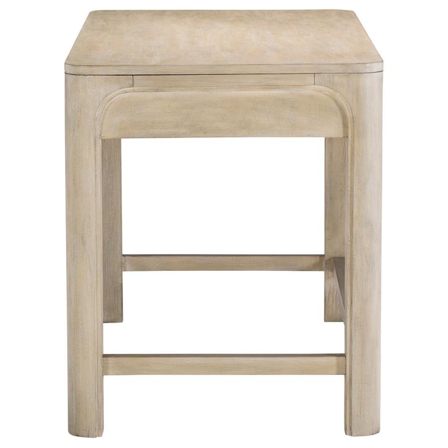 Solano 2-drawer Makeup Table Vanity Desk Weathered Mango-5