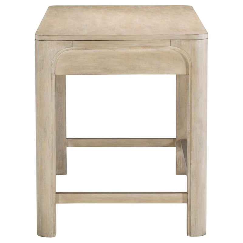 Solano 2-drawer Makeup Table Vanity Desk Weathered Mango-zoom-