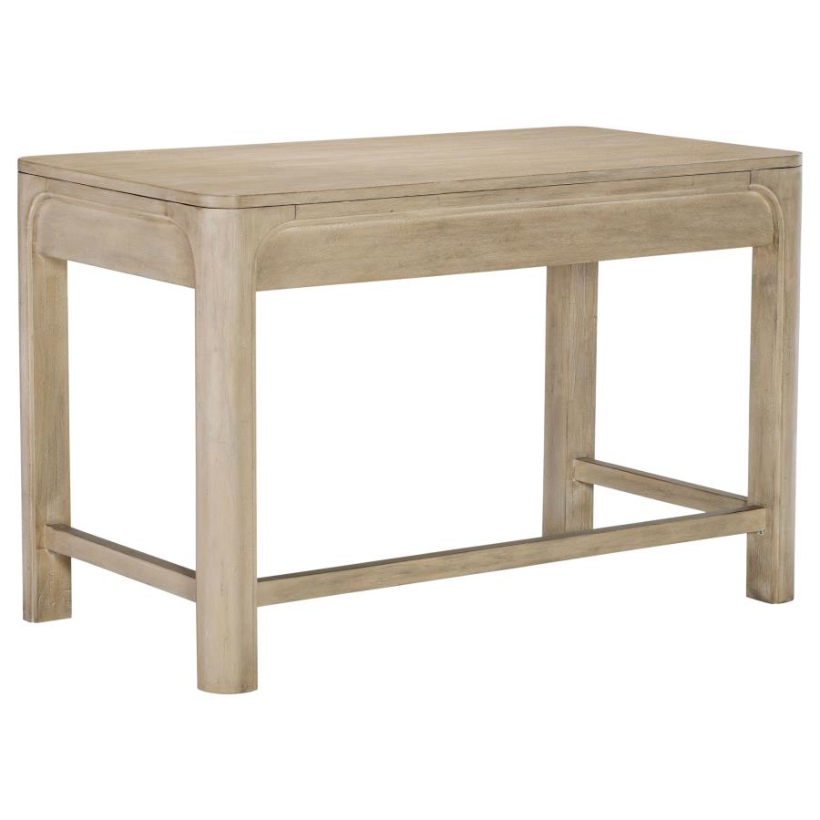 Solano 2-drawer Makeup Table Vanity Desk Weathered Mango-zoom-6