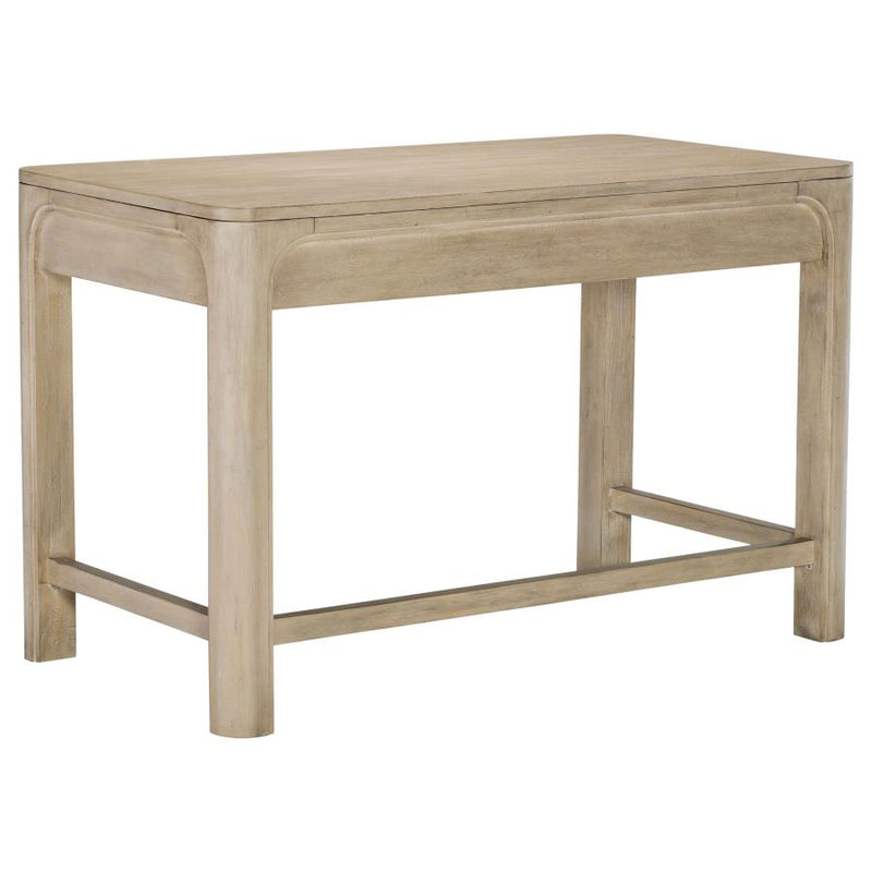 Solano 2-drawer Makeup Table Vanity Desk Weathered Mango-zoom-