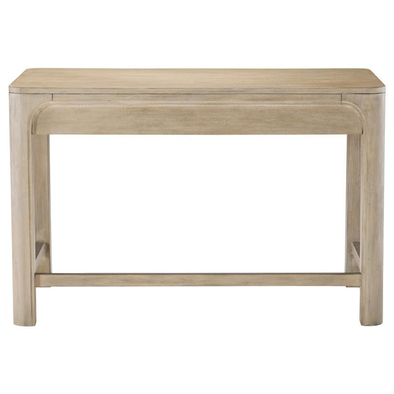 Solano 2-drawer Makeup Table Vanity Desk Weathered Mango-zoom-