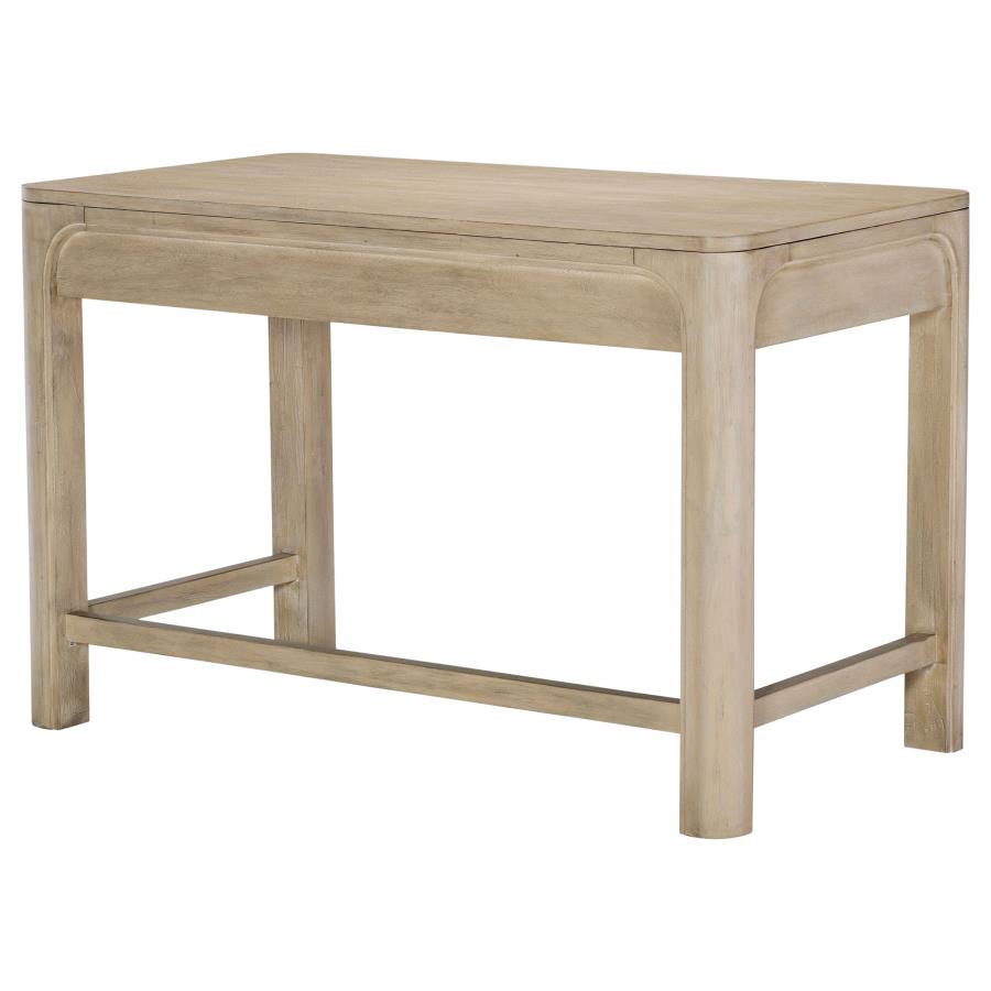 Solano 2-drawer Makeup Table Vanity Desk Weathered Mango-zoom-8