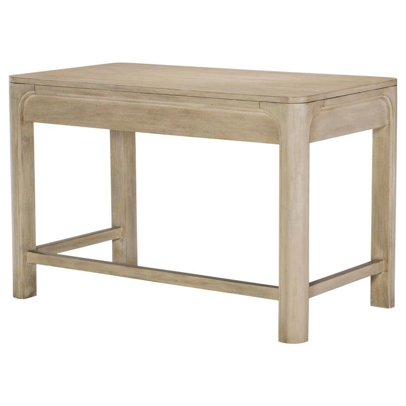 Solano 2-drawer Makeup Table Vanity Desk Weathered Mango-zoom-