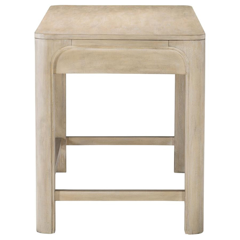 Solano 2-drawer Makeup Table Vanity Desk Weathered Mango-zoom-
