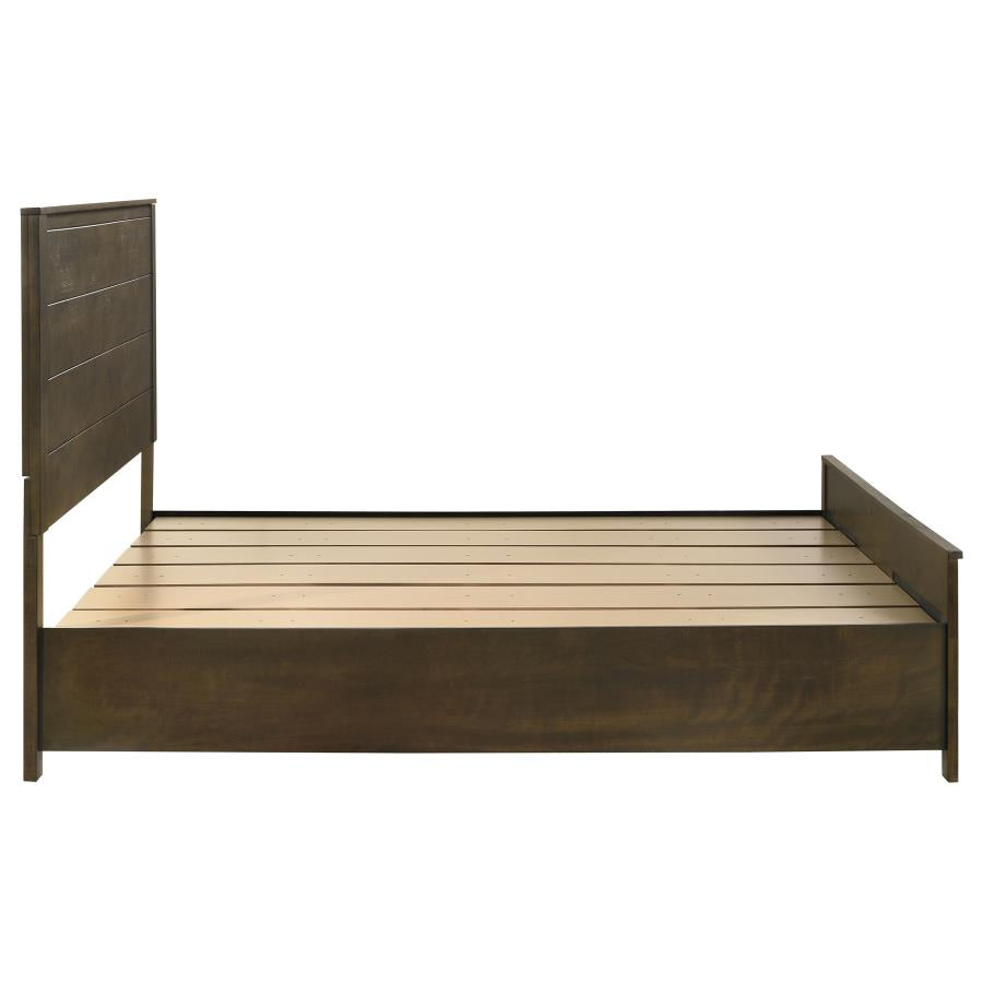 Woodmont Eastern King Storage Bed Rustic Golden Brown-6