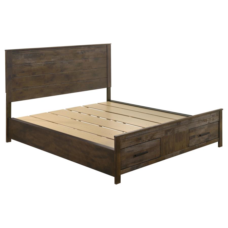 Woodmont 5-piece California King Bedroom Set Golden Brown-3
