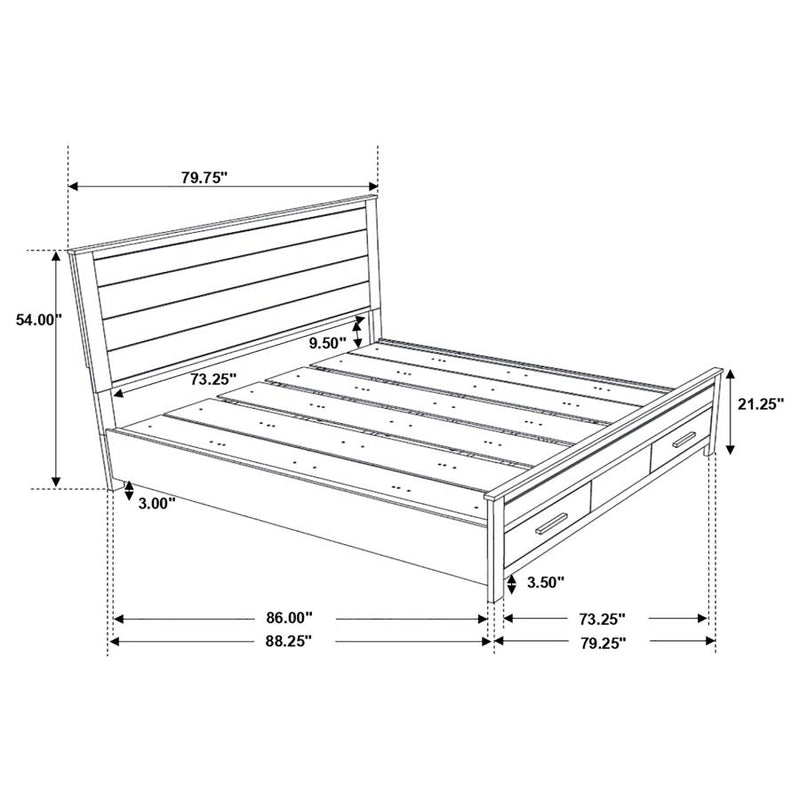 Woodmont 5-piece California King Bedroom Set Golden Brown-zoom-