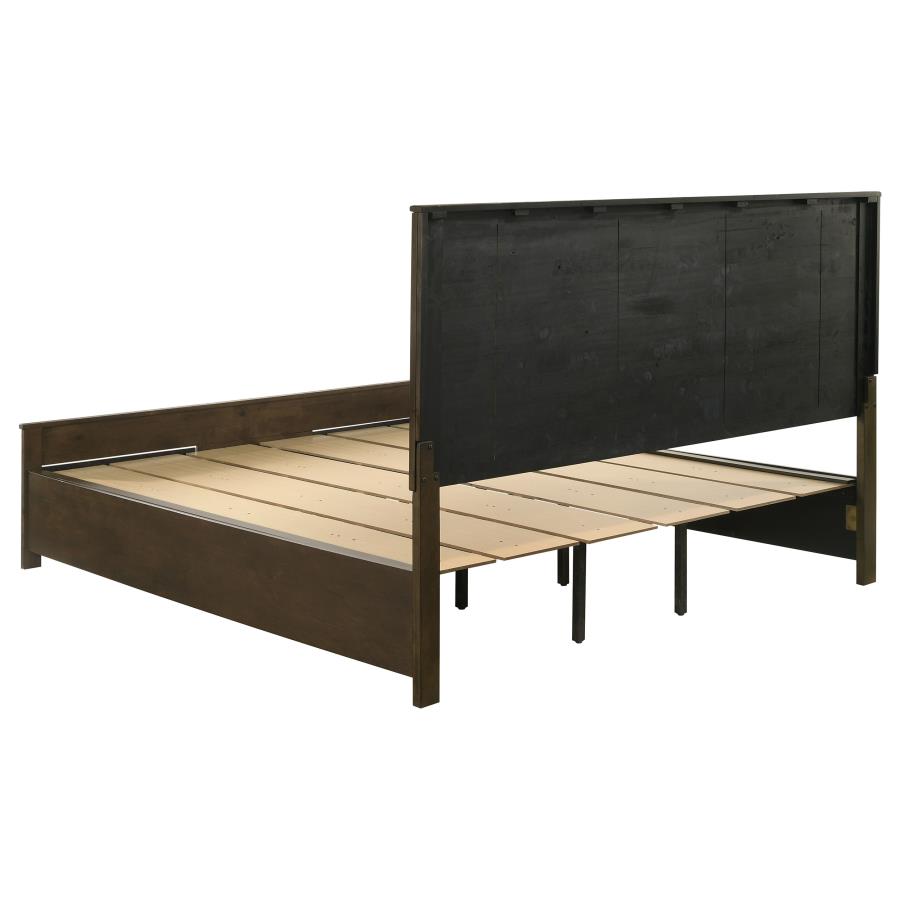 Woodmont California King Storage Bed Rustic Golden Brown-5