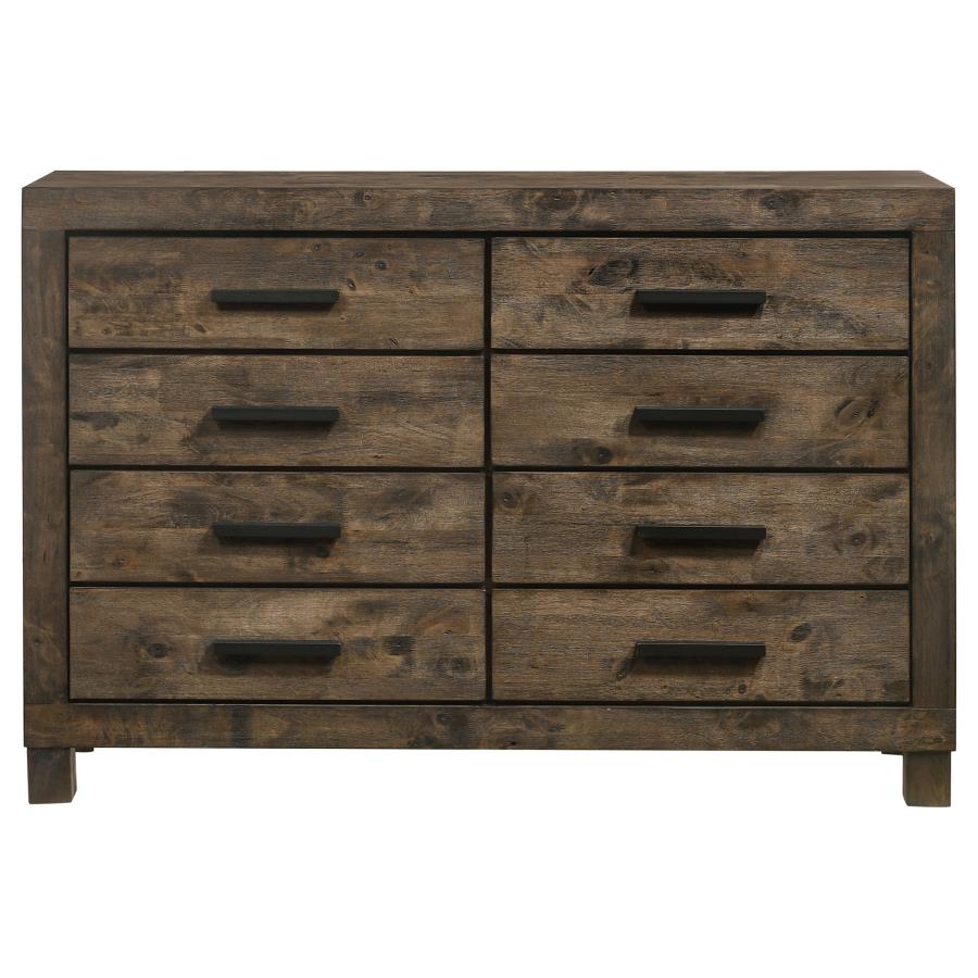 Woodmont 8-drawer Dresser Rustic Golden Brown-zoom-3