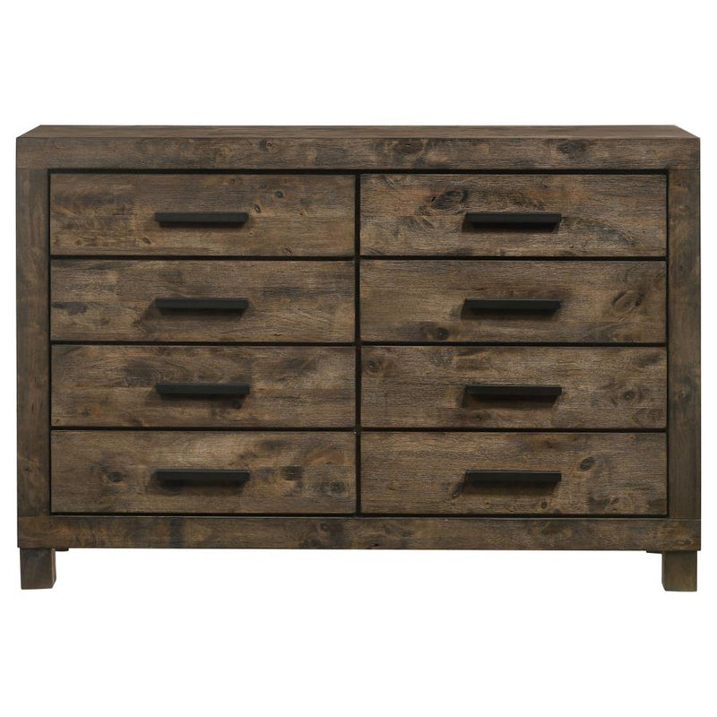Woodmont 8-drawer Dresser Rustic Golden Brown-zoom-