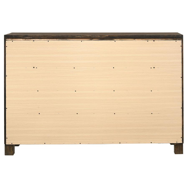 Woodmont 8-drawer Dresser Rustic Golden Brown-zoom-