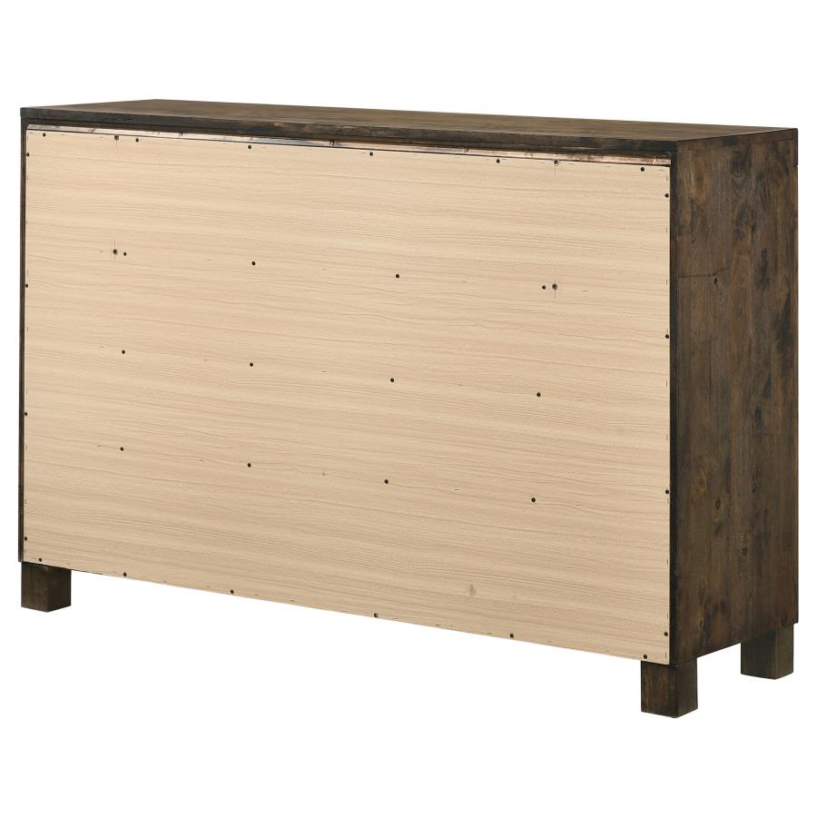 Woodmont 8-drawer Dresser Rustic Golden Brown-8