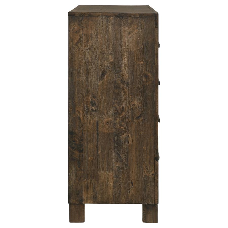 Woodmont 8-drawer Dresser Rustic Golden Brown-zoom-9
