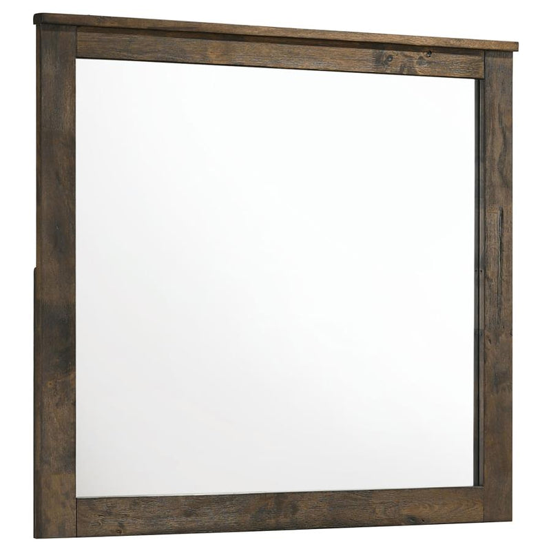 Woodmont Dresser Mirror Rustic Golden Brown-zoom-