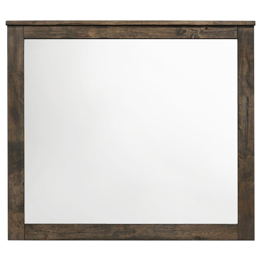 Woodmont Dresser Mirror Rustic Golden Brown-zoom-3