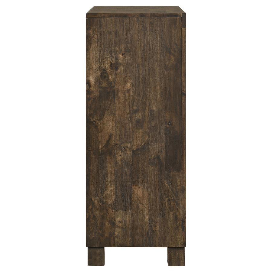 Woodmont 5-drawer Bedroom Chest Rustic Golden Brown-9