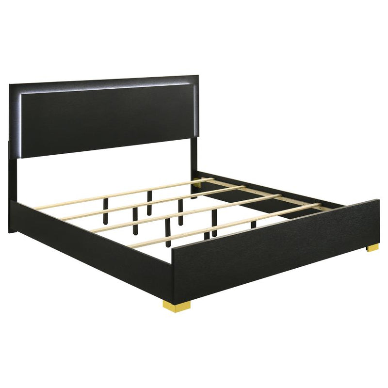 Marceline 4-piece Eastern King Bedroom Set Black-zoom-