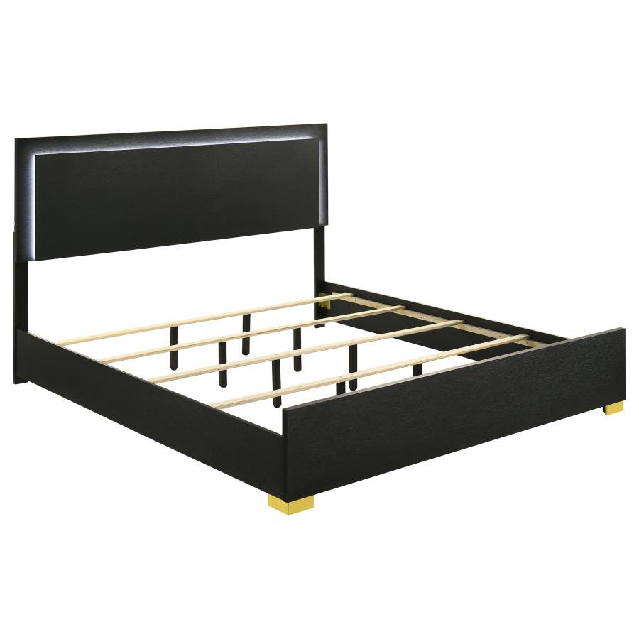 Marceline 5-piece Eastern King Bedroom Set Black-zoom-3