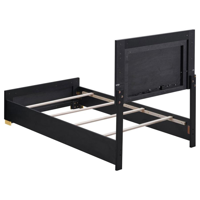 Marceline 4-piece Twin Bedroom Set Black-zoom-