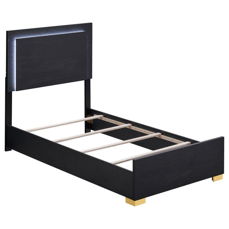 Marceline 5-piece Twin Bedroom Set Black-zoom-