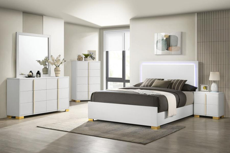 Marceline 5-piece Eastern King Bedroom Set White-zoom-