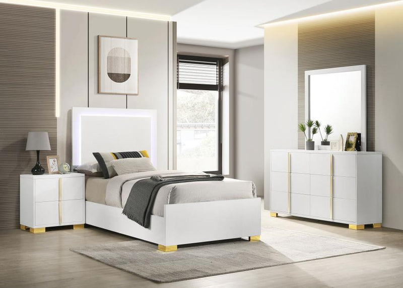 Marceline 4-piece Twin Bedroom Set White-zoom-