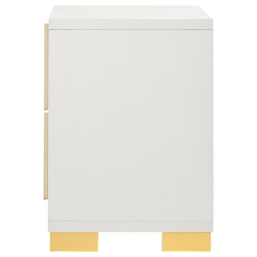 Marceline 2-drawer Nightstand White-zoom-5