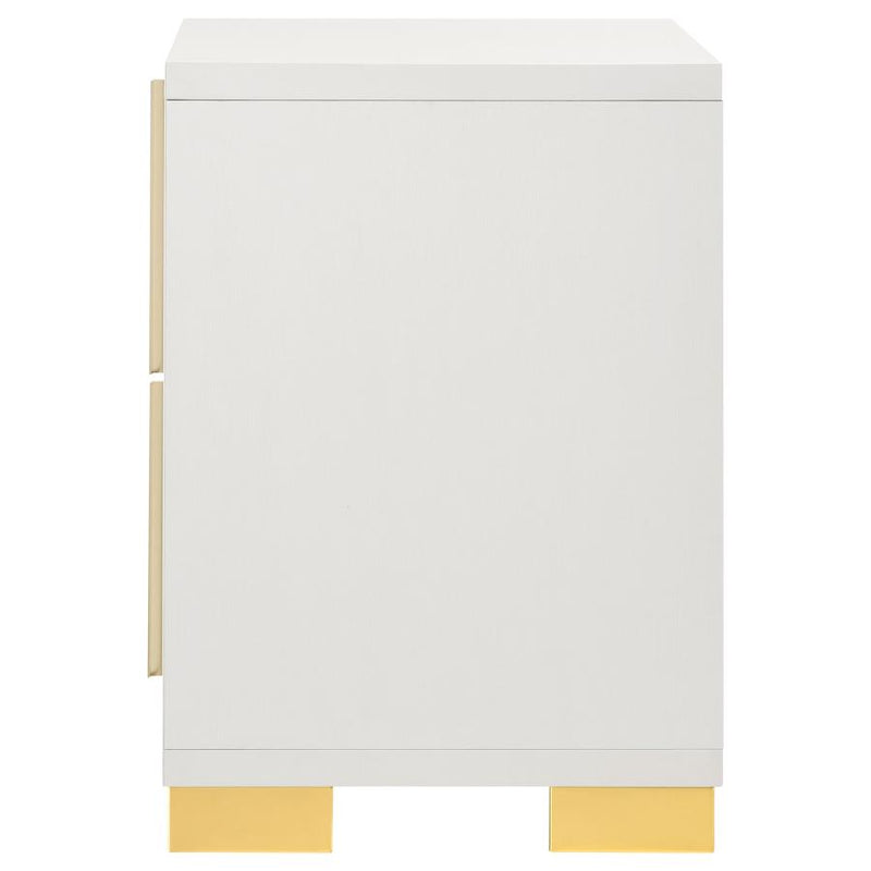 Marceline 2-drawer Nightstand White-zoom-