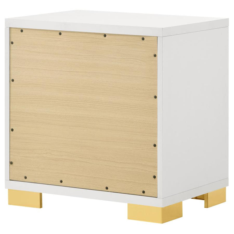 Marceline 2-drawer Nightstand White-zoom-