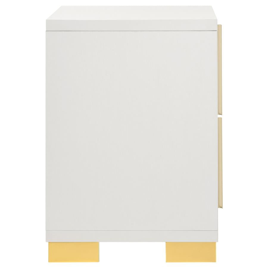 Marceline 2-drawer Nightstand White-zoom-9