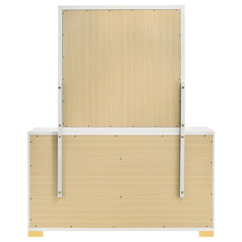 Marceline 6-drawer Dresser with Mirror White-zoom-