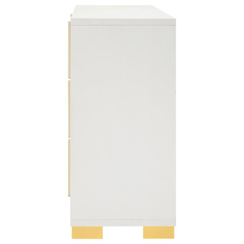 Marceline 6-drawer Dresser White-zoom-